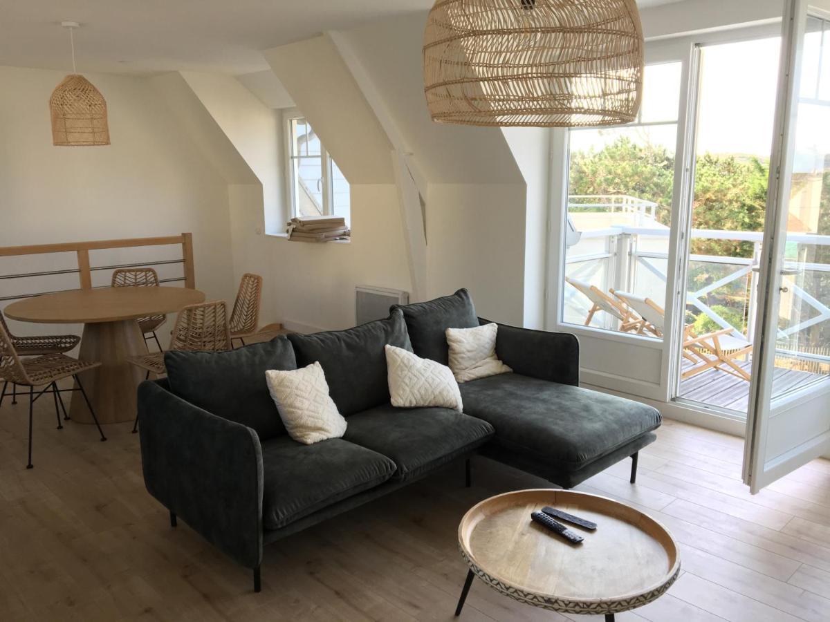 Nouveau! Superbe Appartement Avec Terrasse Vue Mer Ambleteuse Exteriör bild